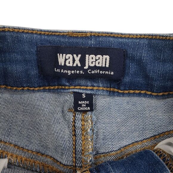 Wax Micro Jorts sz S Women Hean Shorts Min8 Destructed Frayed Raw Hem Y2K 90s - Picture 5 of 8